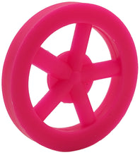 Load image into Gallery viewer, 100 Pack Pink 35mm Front Wheels with Spokes for Co2 Dragsters

