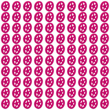 Load image into Gallery viewer, 100 Pack Pink 35mm Front Wheels with Spokes for Co2 Dragsters
