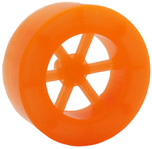Load image into Gallery viewer, 100 Pack Orange 40mm Rear Wheels with Spokes for Co2 Dragsters
