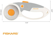 Load image into Gallery viewer, Fiskars Rotary Cutter with 60mm Titanium Blade (118430)
