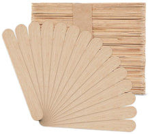 Load image into Gallery viewer, Hygloss 100 Count Jumbo 6-inch Natural Wooden Popsicle Craft Sticks, Smooth and Splinter-Free for DIY Projects, Crafting, etc
