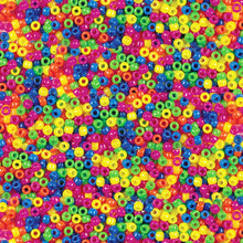 Load image into Gallery viewer, 1,000 Pack Neon Pony Crafting Beads, 6mm x 9mm (3553)
