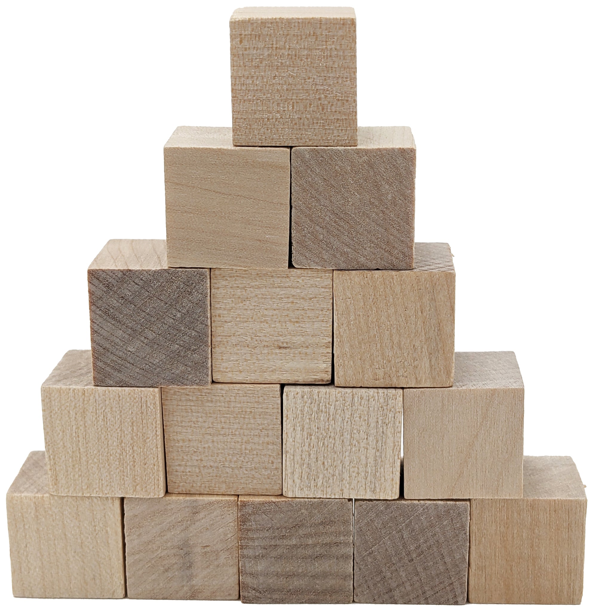 40 Pack Unfinished Birch Wood Blocks, 1.5 inch Natural Wooden Cubes with Smooth Surface for Painting, Arts, Crafts, and Other DIY Projects