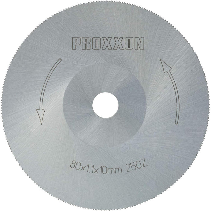 Proxxon Circular Saw Blade for FET & KGS 80, Made of High-Alloy Special Steel (28 730)