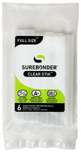 Load image into Gallery viewer, Surebonder 6 Pack Full Size 4&quot; Long x 7/16&quot; Diameter Clear Hot Glue Sticks for High &amp; Low Temperatures (DT-6)
