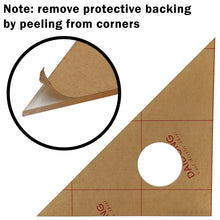 Load image into Gallery viewer, 10-inch 45-45-90 Drafting Triangle, Clear Plastic
