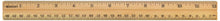 Load image into Gallery viewer, Westcott 12&quot; Wood Ruler Measuring Metric and 1/16&quot; Scale Inches with Single Metal Edge (10377)
