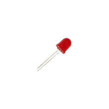 Load image into Gallery viewer, 10mm Jumbo Red Diffused LED, 2-Pin Round, 1.8-2.2V 20mA - 100 Pack
