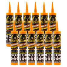 Load image into Gallery viewer, Gorilla 12 Pack 9 Ounce Cartridges Heavy Duty Ultimate Construction Adhesive, White
