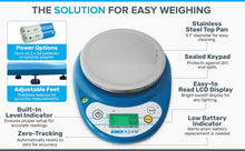 Load image into Gallery viewer, Adam Equipment CB Compact Portable Balance with Backlit LCD, 500g Capacity, 0.1g Readability (CB 501)
