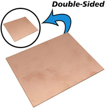 Load image into Gallery viewer, 5&quot; x 6&quot; Double Sided Copper Clad Circuit Board, FR-4 Fiber Glass
