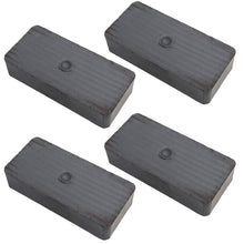 Load image into Gallery viewer, 4 Pack Rare Earth Magnets, Grade 5, 1.875&quot; x 0.875&quot; x 0.375&quot;
