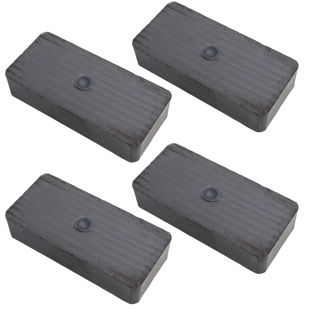 4 Pack Rare Earth Magnets, Grade 5, 1.875