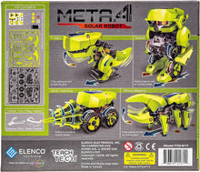 Load image into Gallery viewer, Elenco Meta.4 Transforming Robot Kit, STEM Solar Toy for Kids 8+
