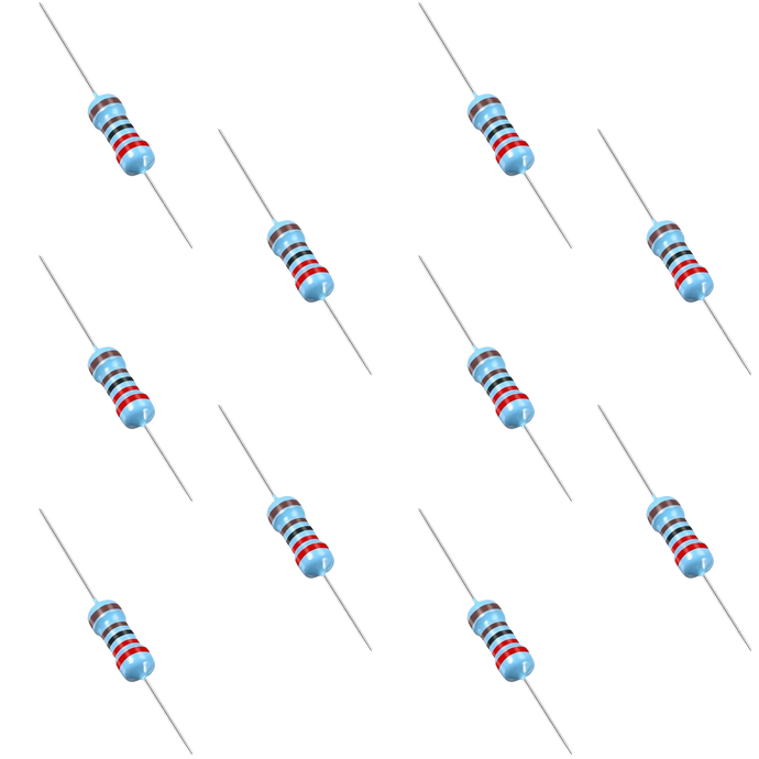 10 Pack Carbon Film Resistors 5% 1/2 W 8.2K Ohms