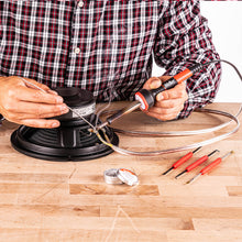 Load image into Gallery viewer, Weller 60W Soldering Iron with 6.4mm Chisel Tip, LED Illuminated (WLIR6012A)
