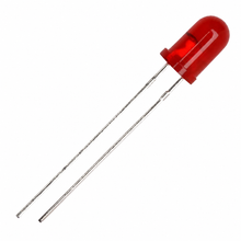 Load image into Gallery viewer, 10 Pack Diffused Lens LEDs - Standard - Bright Red - 5mm
