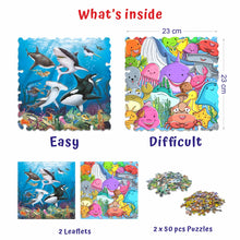 Load image into Gallery viewer, Kids Jigsaw Puzzle (Underwater Small)
