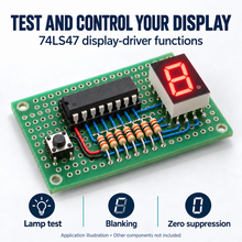 Load image into Gallery viewer, IC Logic - BCD-To-7 Seg. Decoder Driver (15v Out)
