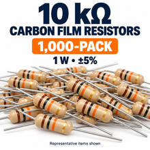 Load image into Gallery viewer, Carbon Film Resistors 5% 1W 10K Ohms - Pack of 1000
