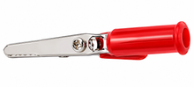 Load image into Gallery viewer, Red Alligator Clip Screw Type with Insulated Handle, 2.5" Long
50 Pack
