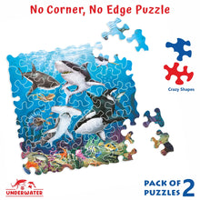 Load image into Gallery viewer, Kids Jigsaw Puzzle (Underwater Small)
