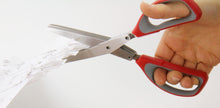 Load image into Gallery viewer, Westcott 8&quot; All Purpose Shredder Scissor, Red (15471)

