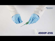 Load and play video in Gallery viewer, MG Chemicals 4900P SAC305 No Clean Solder Paste, 25 g (0.9 oz) Pneumatic Dispenser - Complete with Plunger &amp; Dispensing Tip (4900P-25G)
