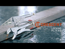 Load and play video in Gallery viewer, 2 Piece Curved Jaw Locking Pliers with Wire Cutter Set - Includes 7&quot; and 10&quot; (CLP2SETN-08)
