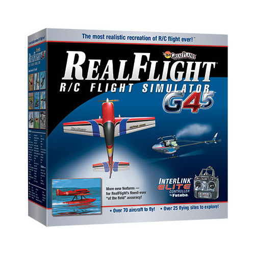 Great Planes RealFlight RC Flight Simulator G4.5 with InterLink Elite Controller by Futaba