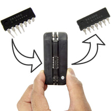 Load image into Gallery viewer, IC Pin Straightener for 8, 14, 16, 18, 20, 24, 28, 40, and 48 Pin ICs
