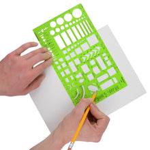 Load image into Gallery viewer, Westcott Technical Architectural Drawing Template (T-806)
