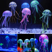 Load image into Gallery viewer, 6 Pack of Floating Neon Artificial Jellyfish - Fish Tank Aquarium Decoration

