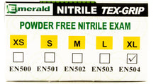 Load image into Gallery viewer, Tex-Grip Powder-Free Nitrile Exam Gloves – 4 Mil - Box of 100 (X-Large)
