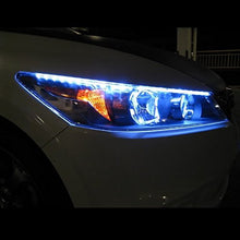 Load image into Gallery viewer, ~12 Inch Flexible Ice Blue LED Strip 12V DC for Car / Home / Special Effects, 15 LEDs Per 12" Strip
