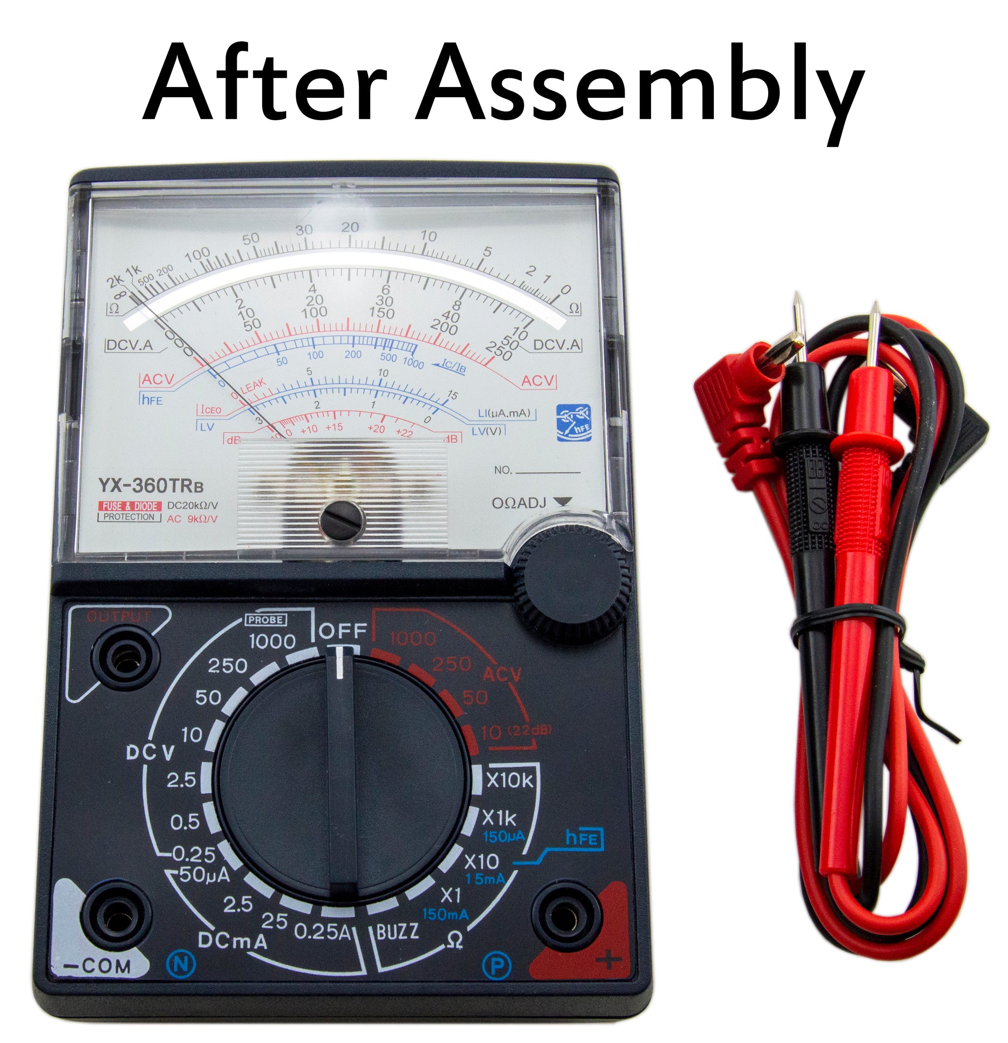 DIY Build Your Own Analog Multimeter, Advanced Skill Level Soldering P ...