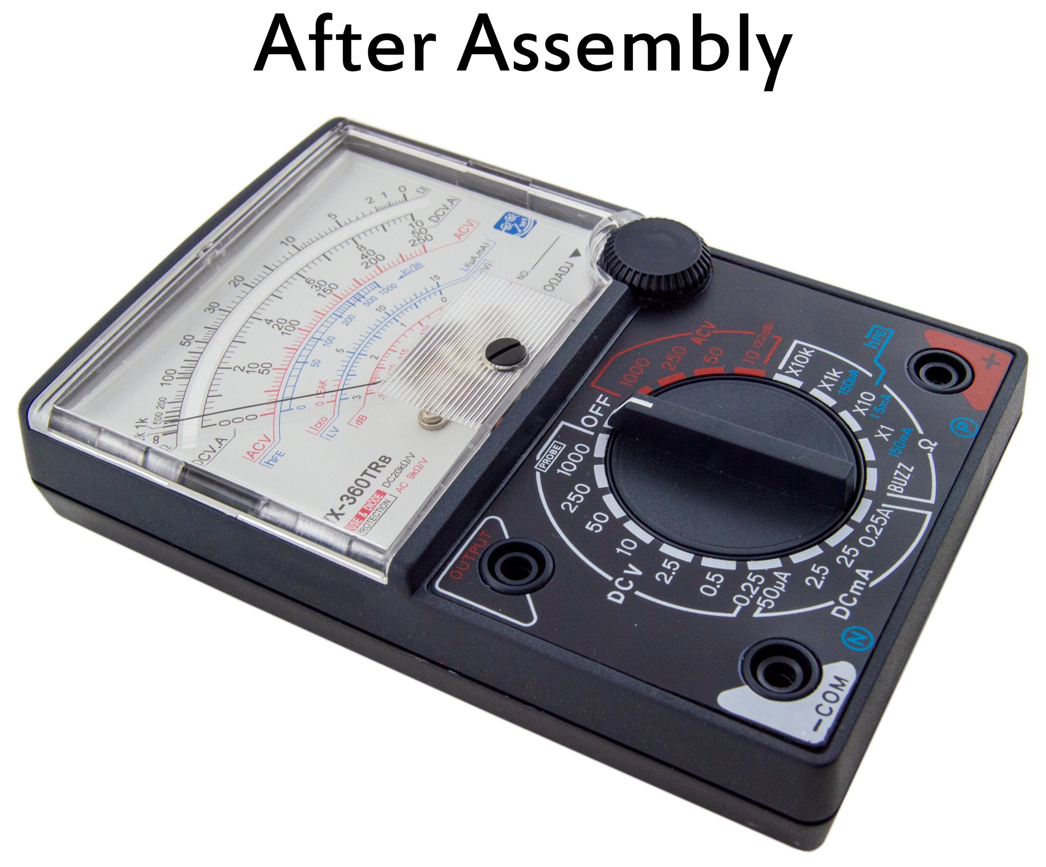 DIY Build Your Own Analog Multimeter, Advanced Skill Level Soldering P ...