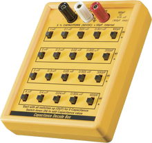 Load image into Gallery viewer, Capacitance Decade Box, Five Decades, 100 pF to 11uF (100 pF per step, 5% caps, 50V)
