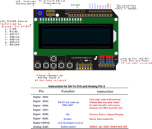 Load image into Gallery viewer, DFRobot DFR0009 LCD Keypad Shield For Arduino, Gravity: 1602
