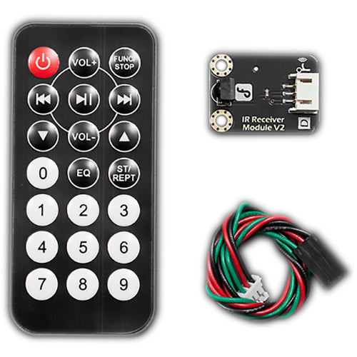 DFRobot DFR0107 Arduino-Compatible Infrared Remote and IR Receiver Combo