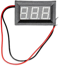 Load image into Gallery viewer, DFRobot DFR0130-B Panel Meter, 4.5V-30V LED Voltage, 3-Digit, 1% Accuracy, 1.88&quot; W x 1.14&quot; H, Blue
