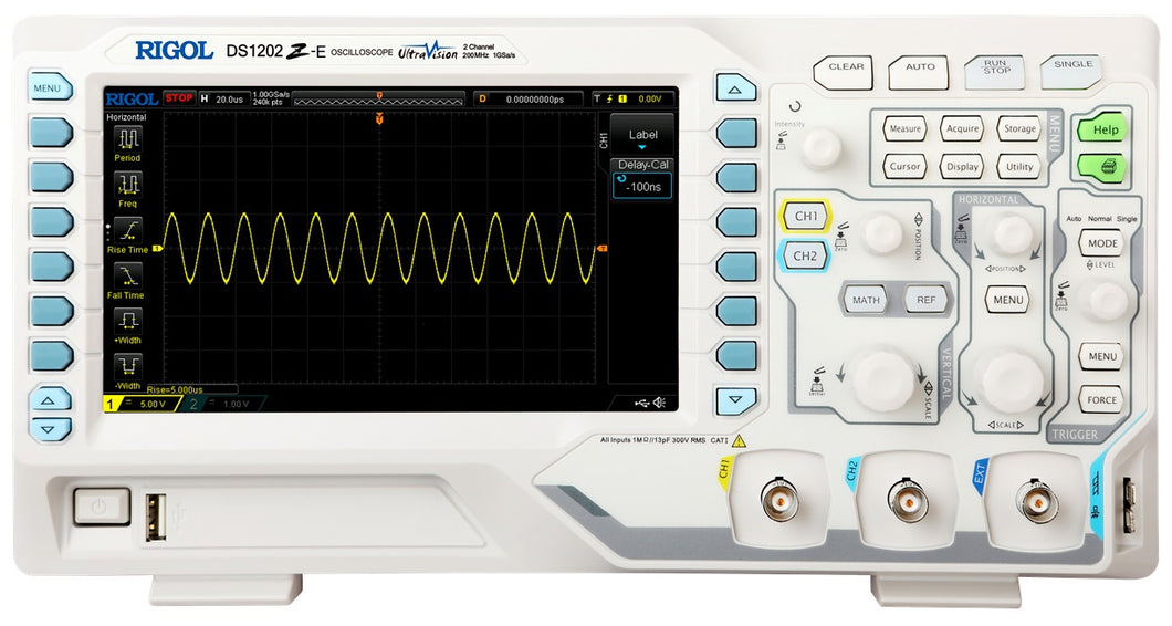 Rigol DS1202Z-E - Two Channel / 200 MHz Digital Oscilloscope