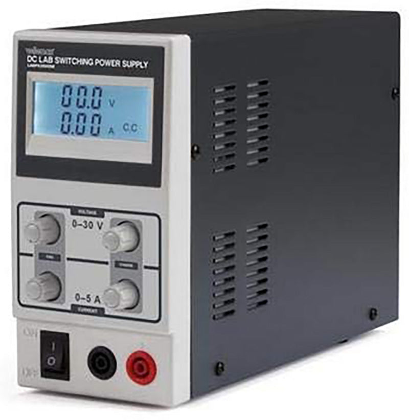 Velleman DC LAB Switching Mode Power Supply 0-30 VDC / 0-5 A Max with LCD Display (LABPS3005SMU)