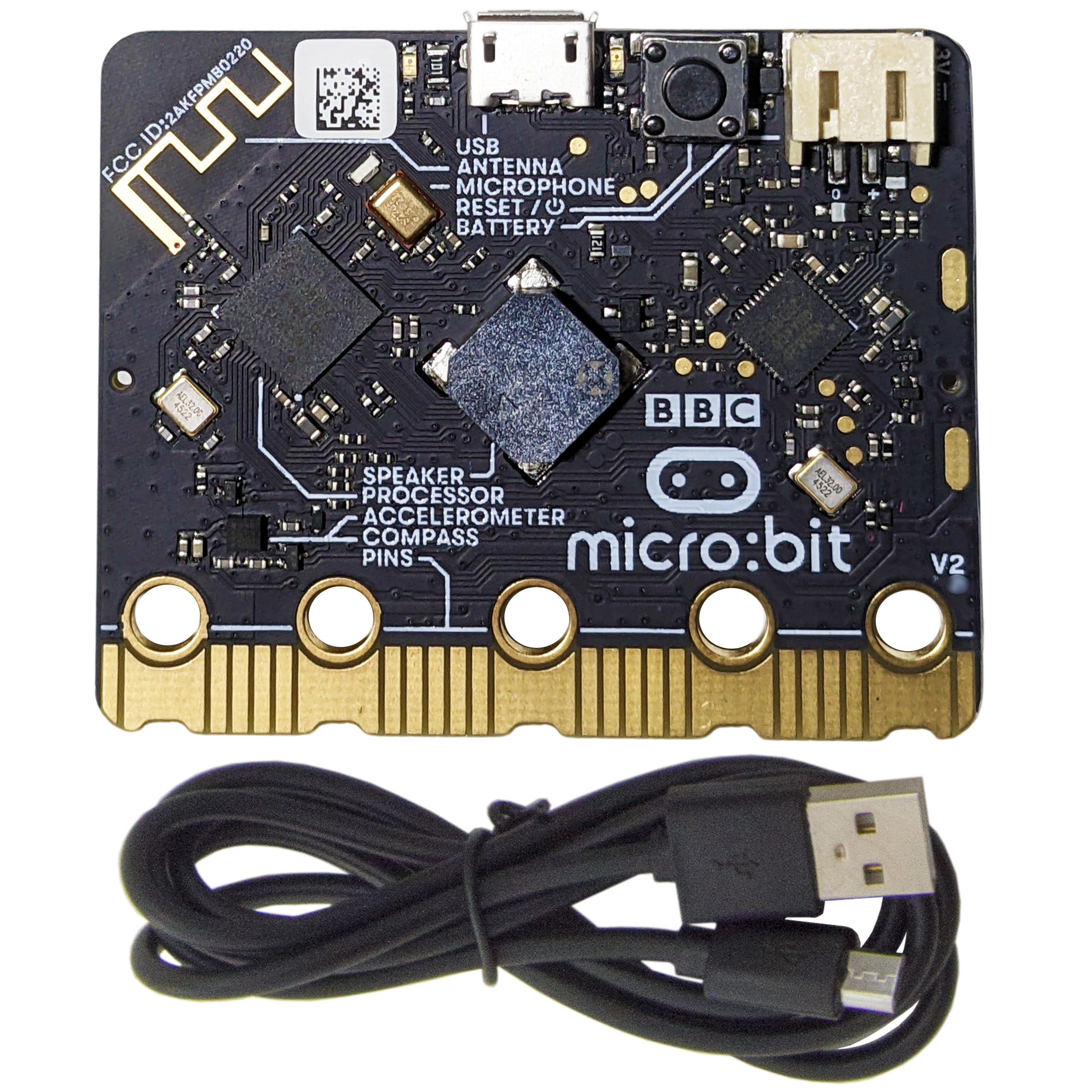 microcode: portable programming for the bbc micro:bit ... BBC Micro:bit V2 Board and 3 Foot MicroUSB Cable for Coding and Progra ...