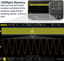 Load image into Gallery viewer, Rigol MSO5104 Mixed Signal Oscilloscope, 100 MHz with 4 Analog Channels and UltraVision II High-Speed Oscilloscope with MSO5000-BND Option Bundle
