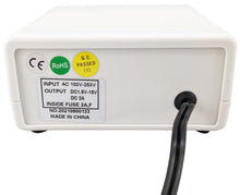 Load image into Gallery viewer, DC Power Supply 1-15V at 2A with LED Display, Compact Size, CE and RoHS Compliant
