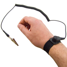 Load image into Gallery viewer, Anti-Static Wrist Strap - Medium Size - 6&#39; Cord - ESD Grounding Band (Black)
