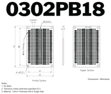 Load image into Gallery viewer, Mini Breadboard for Prototyping with ICs, 2.8&quot; x 1.8&quot;, 417 Holes (Model PB-18)
