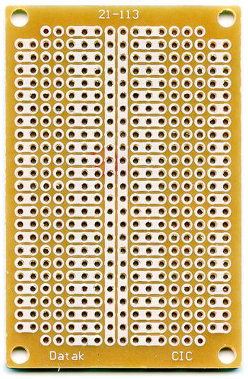 Mini Breadboard for Prototyping with ICs, 2.8