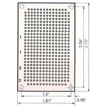 Load image into Gallery viewer, Prototyping Breadboard, 2.8 x 1.8 Inches, 356 Holes (Model PB-21)
